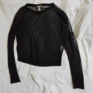 Forever 21 Mesh Longsleeve Top